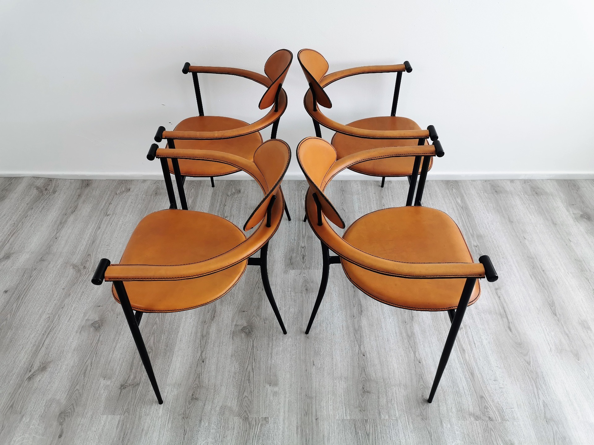 Italian Dining Chairs By Arrben Italy. - Sold - Vintro-Design